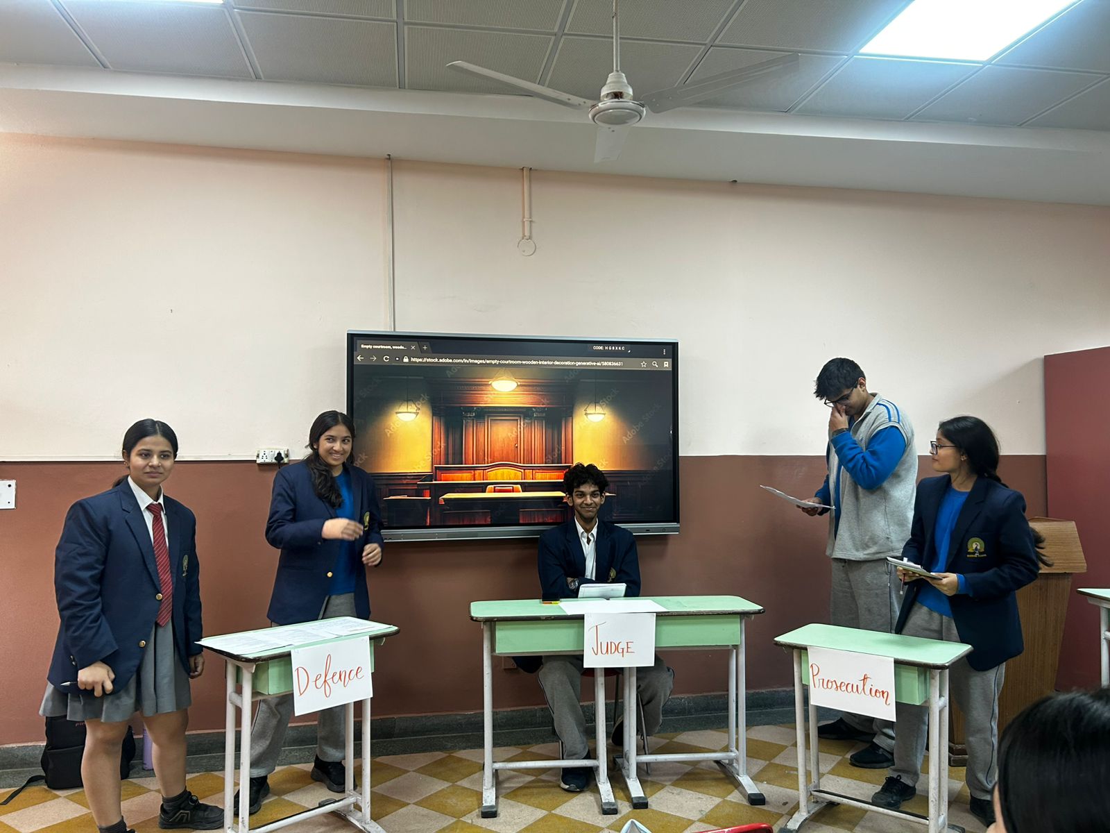 Into the Courtroom: Class XI Legal Studies Mock Trial
